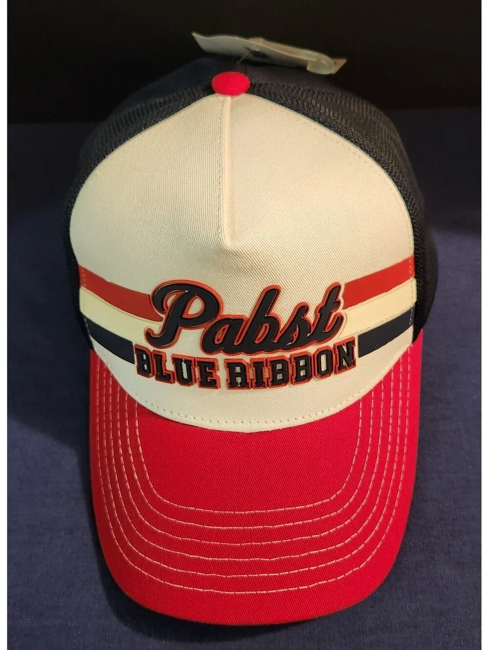 Pabst Blue Ribbon PBR Retro Trucker Hat Snapback H3 Sportgear NEW w/TAGS